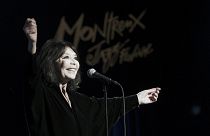 French singer Juliette Greco performs during the 46th Montreux Jazz Festival in Montreux, Switzerland in July 2012.
