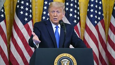 President Donald Trump speaks during an event in the East Room of the White House, Wednesday, September 23, 2020. President Donald Trump speaks during an event in the East Room of the White House, Wednesday, September 23, 2020.