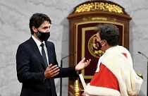 ترودو بصحبة وزير العدل الكندي