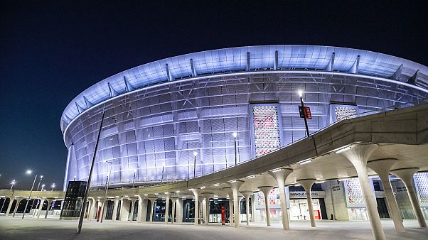 Az Európai Szuperkupa döntőjének helyszíne, a Puskás Aréna Budapesten Az Európai Szuperkupa döntőjének helyszíne, a Puskás Aréna Budapesten