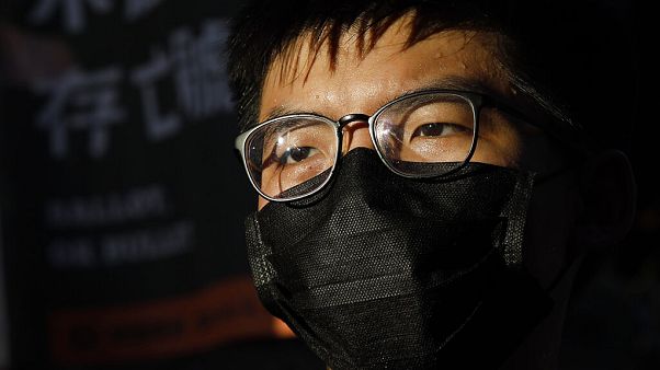 Aktivist Joshua Wong in Hongkong Aktivist Joshua Wong in Hongkong
