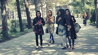 دختران افغان در دانشگاه کابل
