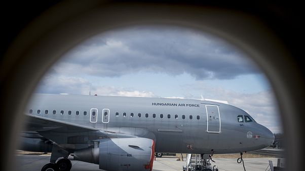 A Magyar Honvédség egyik Airbus A319 repülőgépe A Magyar Honvédség egyik Airbus A319 repülőgépe