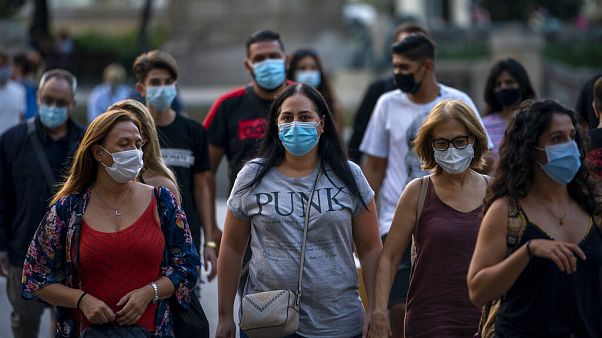 Una calle de Barcelona esta semana Una calle de Barcelona esta semana