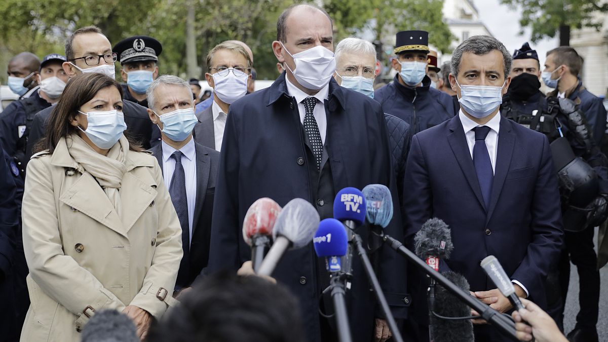 El primer ministro de Francia, Jean Castex, también se solidarizó con la prensa y enfatizó la importancia de proteger la libertad de expresión. El 25 de septiembre de 2020.