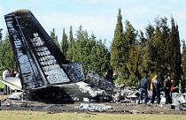 Mueren 22 personas en el accidente de un avión militar en Ucrania
