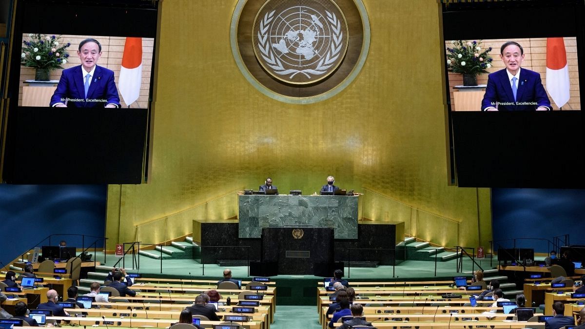 سخنرانی مجازی نخست وزیر جدید ژاپن در مجمع عمومی سازمان ملل