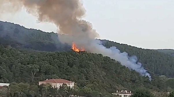 Anadolu Hisarı'nda yangın Anadolu Hisarı'nda yangın