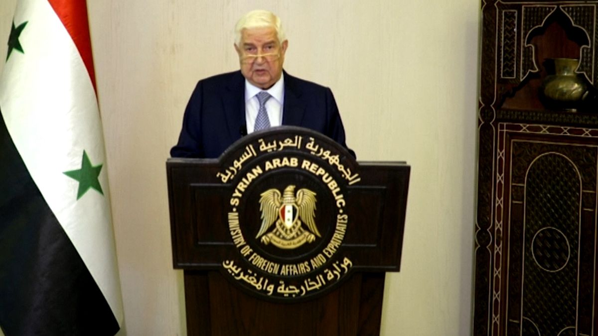 Suriye Dışişleri Bakanı Velid Muallim