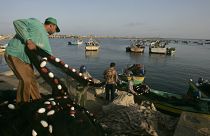 Gazzeli balıkçılar (arşiv)