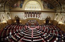 FILE - This Thursday, Dec. 11, 2014 file photo shows a general view of France's Senate