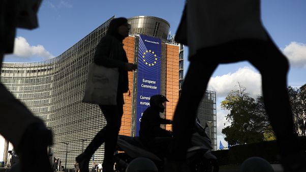 Άποψη από το κτίριο της Κομισιόν στις Βρυξέλλες - φώτο αρχείου Άποψη από το κτίριο της Κομισιόν στις Βρυξέλλες - φώτο αρχείου