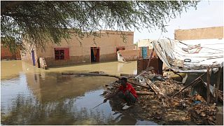 أحد الأحياء الفقيرة في السودان