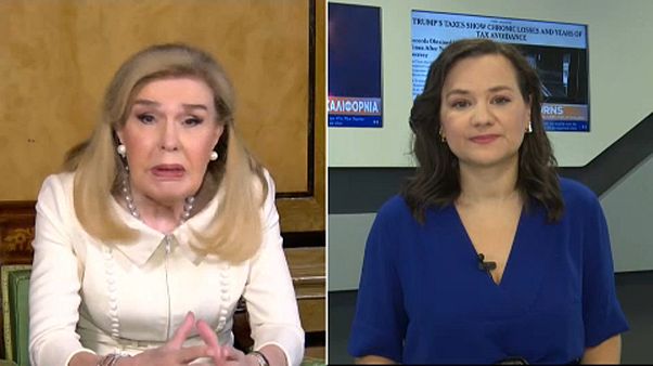 Η Μ. Βαρδινογιάννη στο euronews Η Μ. Βαρδινογιάννη στο euronews