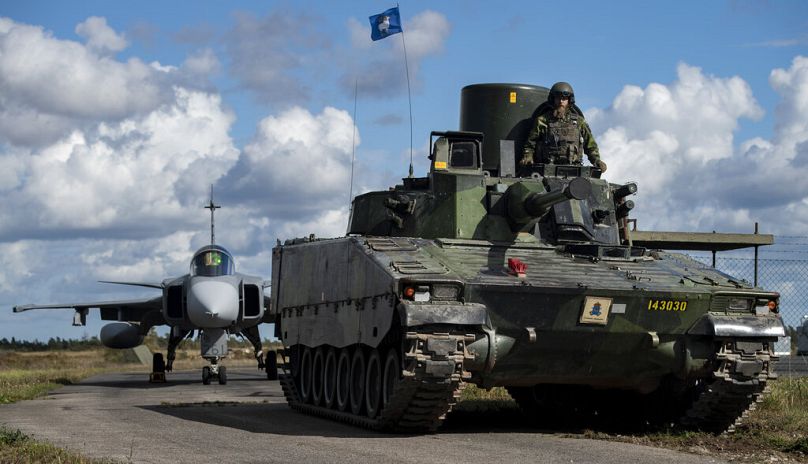 Joel Thungren/Swedish Armed Forces/TT via AP