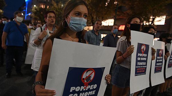 ABD Dışişleri Bakanı Mike Pompeo protesto edildi ABD Dışişleri Bakanı Mike Pompeo protesto edildi