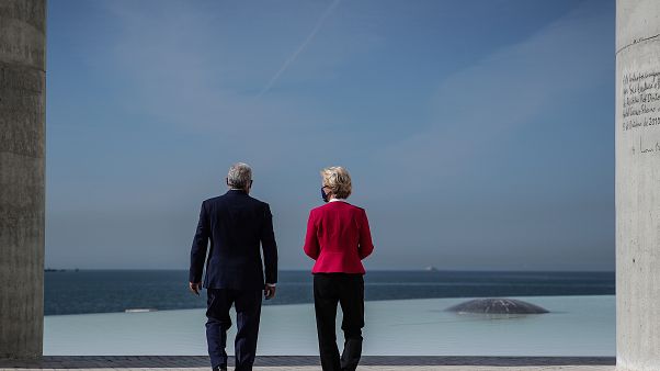 A helyreállítási tervről tárgyalt Lisszabonban Ursula von der Leyen A helyreállítási tervről tárgyalt Lisszabonban Ursula von der Leyen