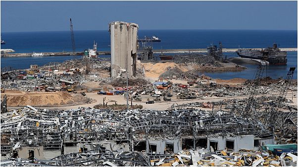 مرفأ بيروت بعد الانفجار مرفأ بيروت بعد الانفجار