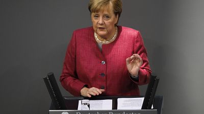 Выступление Ангелы Меркель в Бундестаге