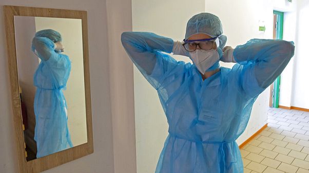 Medizinisches Personal im Krankenhaus in Deutschland, 14.5.2020 Medizinisches Personal im Krankenhaus in Deutschland, 14.5.2020