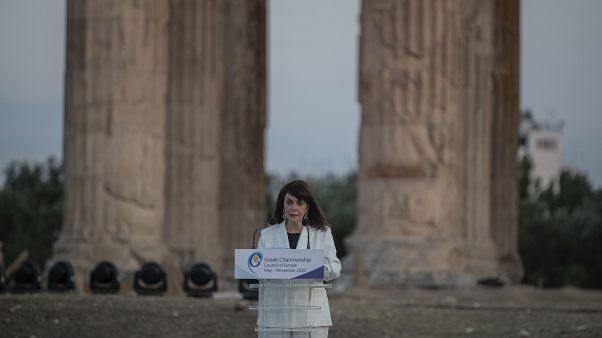 Η Πρόεδρος της Ελληνικής Δημοκρατίας Κατερίνα Σακελλαροπούλου Η Πρόεδρος της Ελληνικής Δημοκρατίας Κατερίνα Σακελλαροπούλου