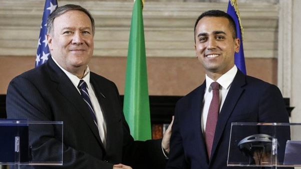 Mike Pompeo ve Luigi Dİ Maio Mike Pompeo ve Luigi Dİ Maio