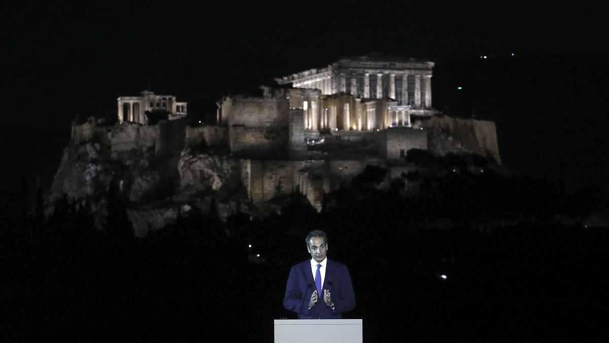 Bemutatták az athéni Akropolisz új világítását