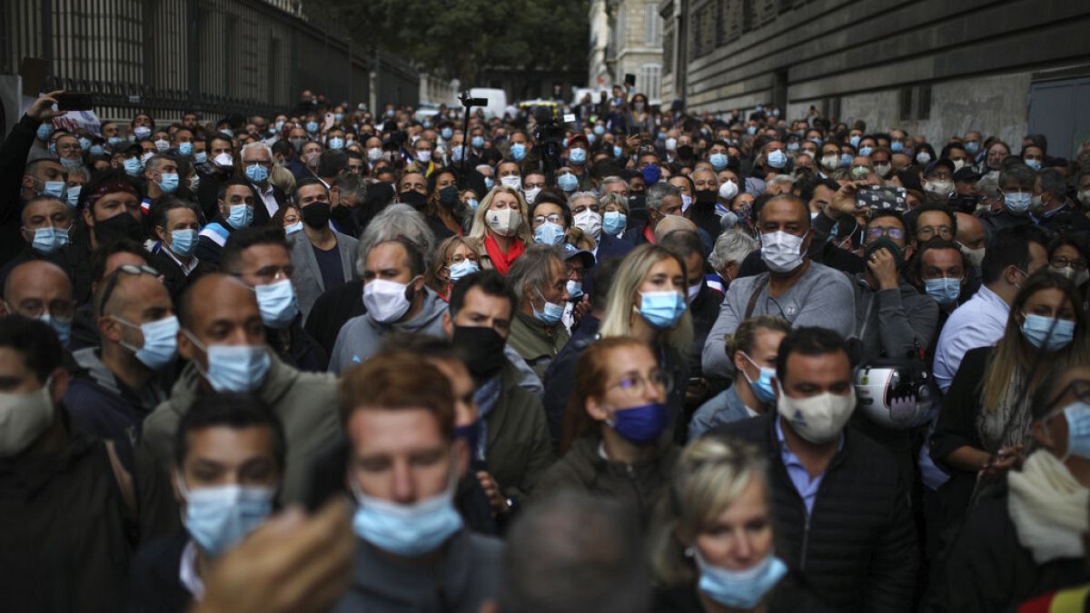 Manifestation des restaurateurs contre les restrictions sanitaires à Marseille, 25/09/2020