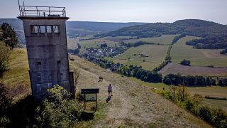 Verlassener Grenzturm in Unterweid, Thüringen