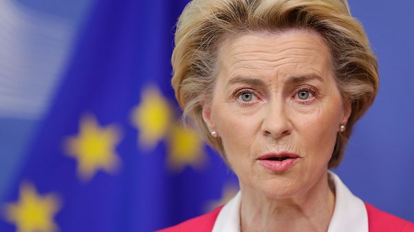 Archives : Ursula Von Der Leyen, la présidente de la Commission européenne, le 23 septembre à Bruxelles Archives : Ursula Von Der Leyen, la présidente de la Commission européenne, le 23 septembre à Bruxelles