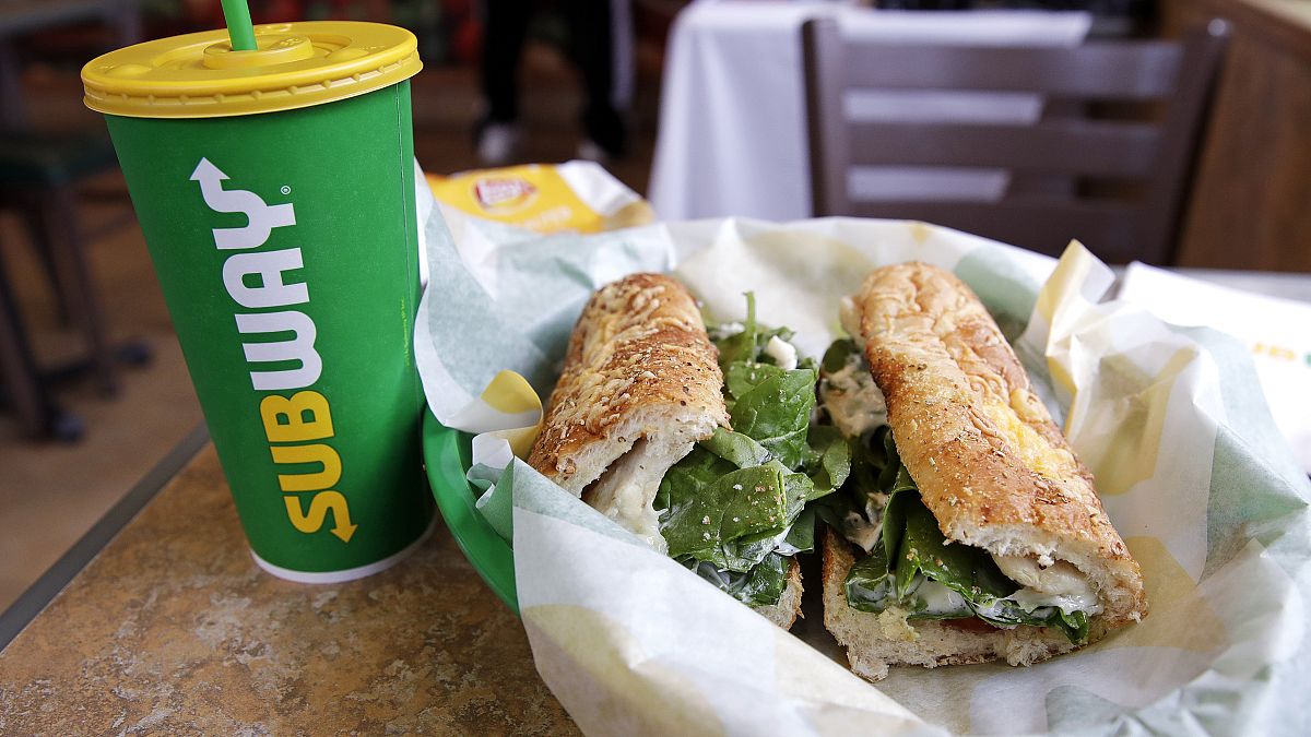 Egy New Hampshire-ben készített Subway-szendvics 