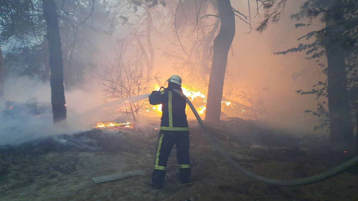 A total of 146 fires were recorded in Luhansk region on Wednesday.