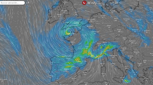 Previsión de viento y lluvia para el viernes por la mañana Previsión de viento y lluvia para el viernes por la mañana