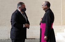 El Vaticano despide "cordialmente" de Pompeo