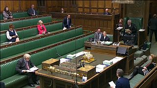 FILE: A photo of the House of Commons during the COVID-19 pandemic.