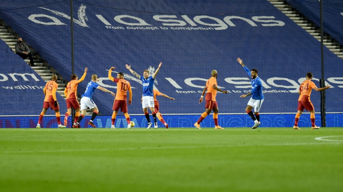 Galatasaray, Rangers'a yenilerek UEFA Avrupa Ligi'ne veda etti