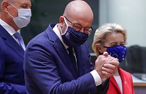 Charles Michel et Ursula Von der Leyen lors du sommet de Bruxelles, 1er octobre 2020