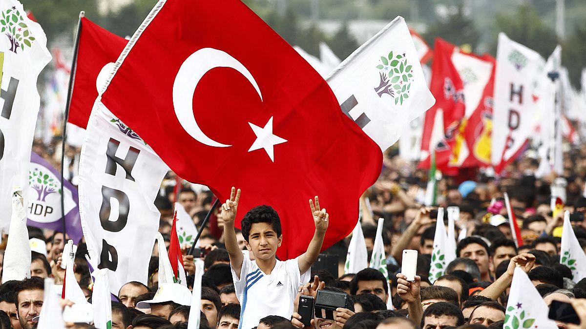 31 Mart 2019 seçimleri öncesi HDP'nin İstanbul'daki seçim mitingi