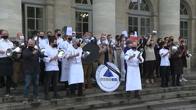 Chef protests