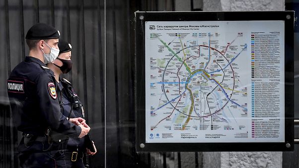 Полицейские в центре Москвы. Полицейские в центре Москвы.