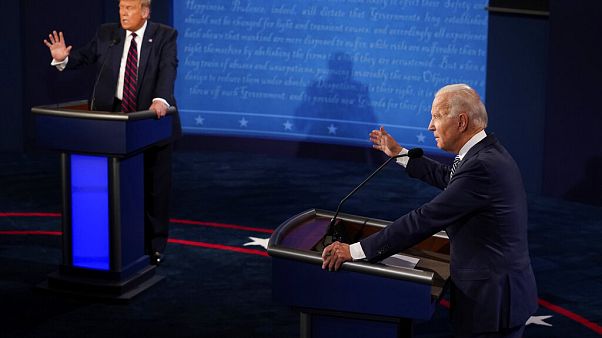 Başkan adayı Biden ve Başkan Trump Başkan adayı Biden ve Başkan Trump