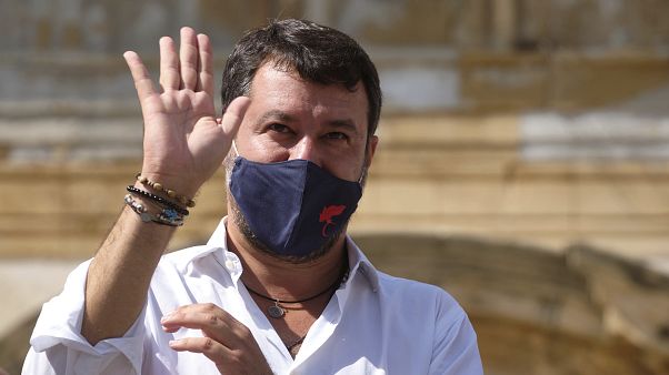 İtalya, aşırı sağcı Lig Partisi lideri Matteo Salvini İtalya, aşırı sağcı Lig Partisi lideri Matteo Salvini