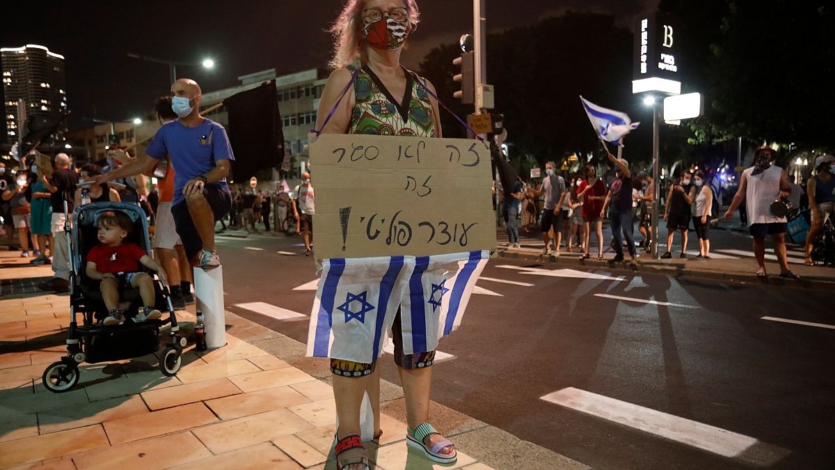 Новые протесты против Биньямина Нетаньяху