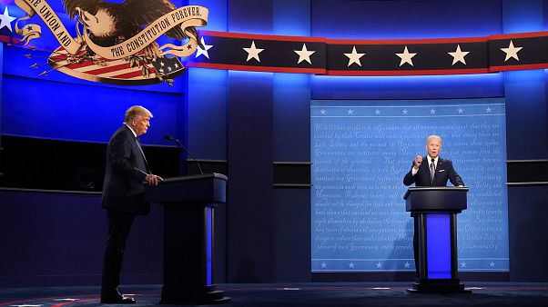 ABD Başkanı Donald Trump ile Demokrat aday Joe Biden ABD Başkanı Donald Trump ile Demokrat aday Joe Biden