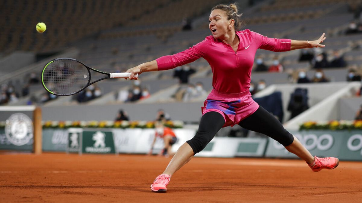 Simona Halep à Roland-Garros, le 04/10/2020