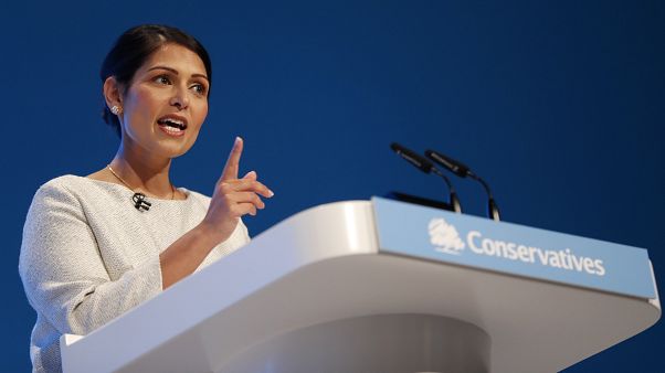 İngiltere İçişleri Bakanı Priti Patel İngiltere İçişleri Bakanı Priti Patel