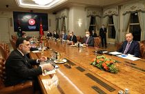 Cumhurbaşkanı Erdoğan'ın, Libya Başbakanı Fayiz es-Serrac'ı kabulü