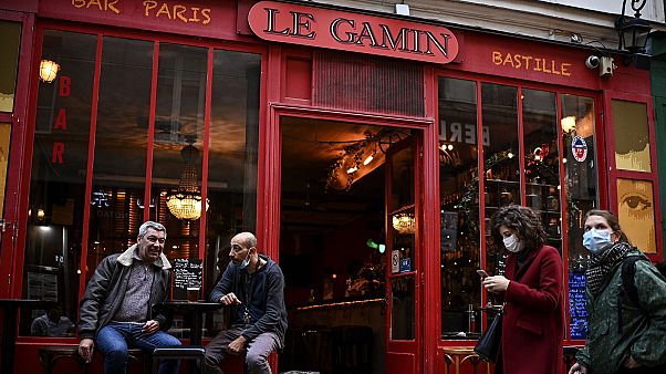 Un bar parisien ouvert, le 3 octobre 2020 Un bar parisien ouvert, le 3 octobre 2020