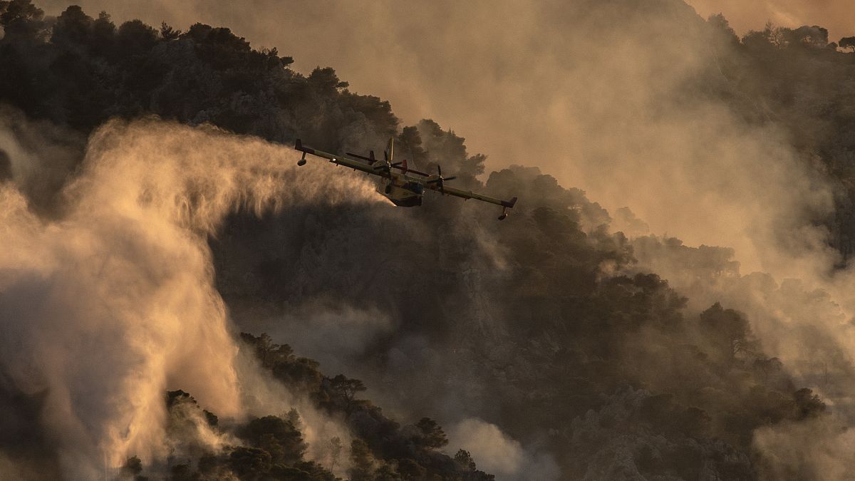 File photo - Greece fires