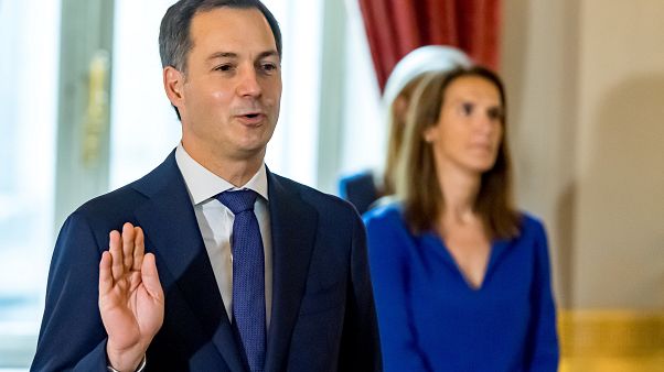 Le Premier ministre belge Alexander de Croo devant le Roi de Belgique le 1er octobre 2020 Le Premier ministre belge Alexander de Croo devant le Roi de Belgique le 1er octobre 2020